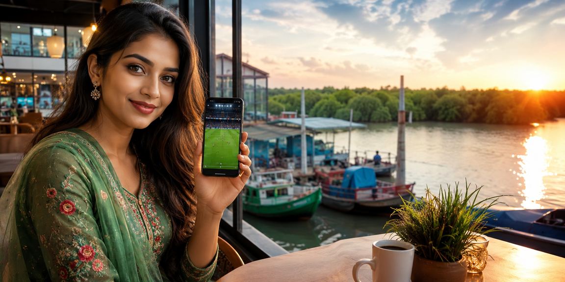 খুলনায় ফুটবল বেটিং প্রোমোশন দেখছেন একজন ব্যবহারকারী